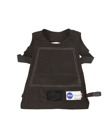 Plastron MIDI-FENCE Noir SMALL